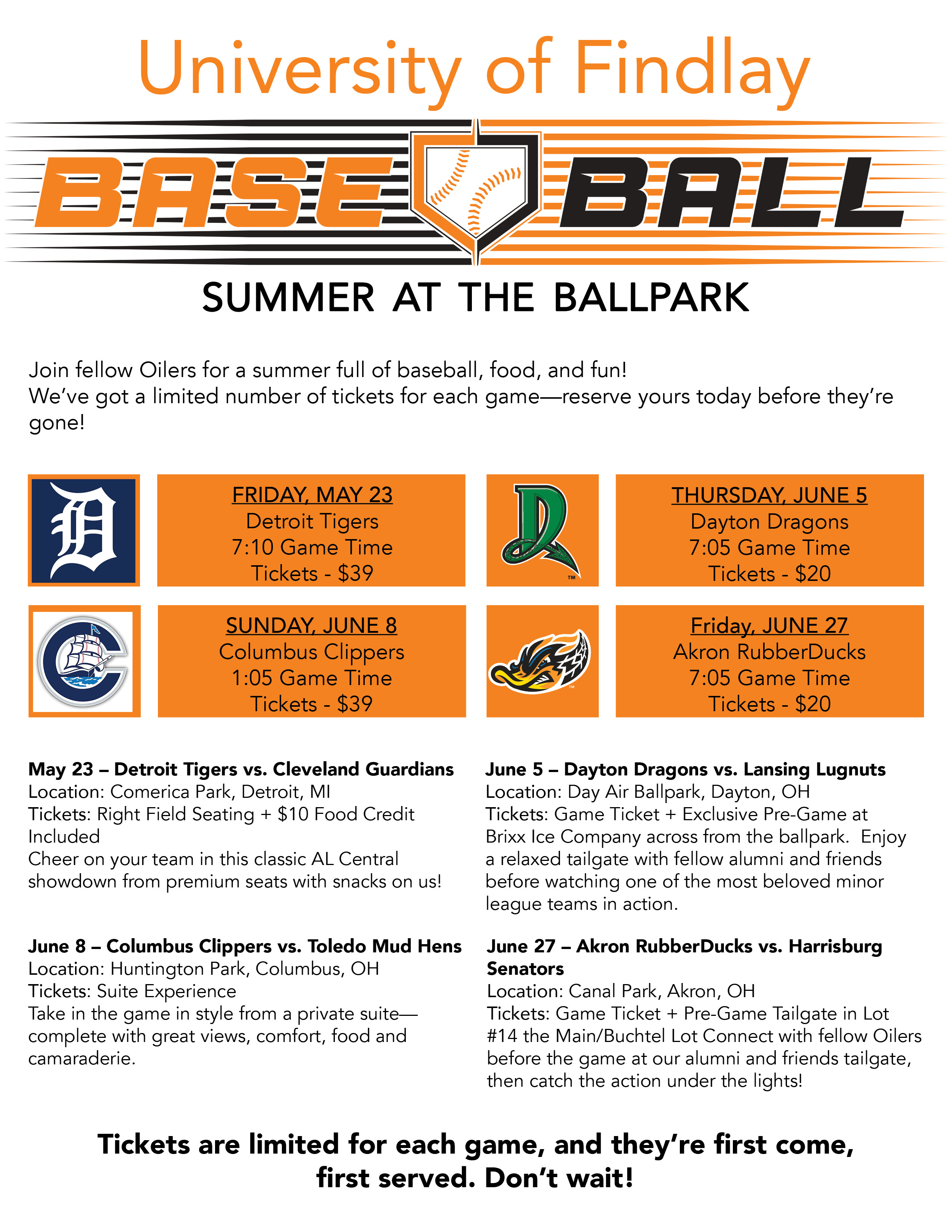 Alumni Baseball Games
