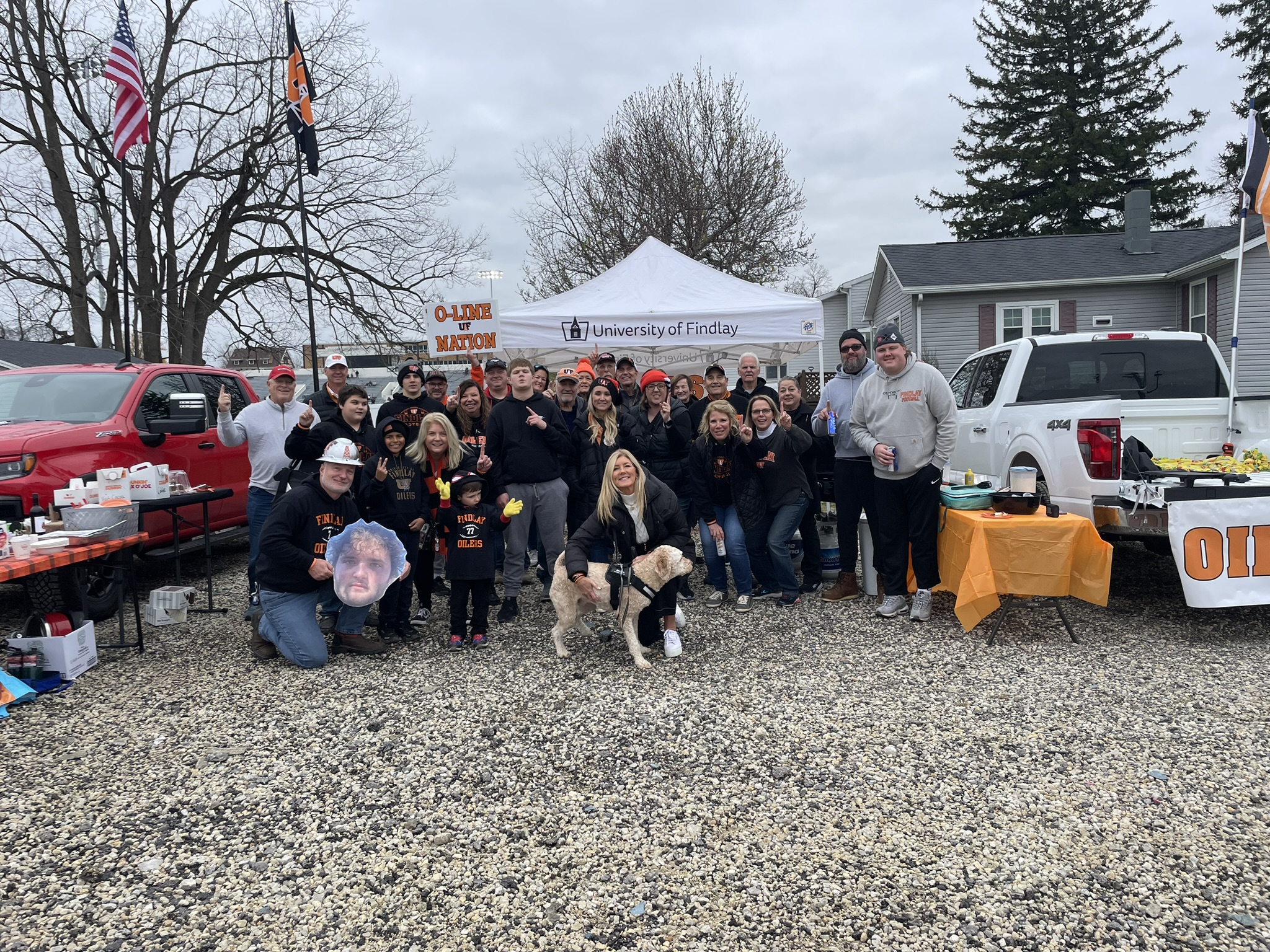 UF Oilers tailgate